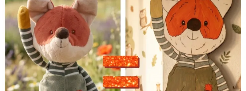 Un cadeau vraiment personnel pour un enfant : partez de son doudou
