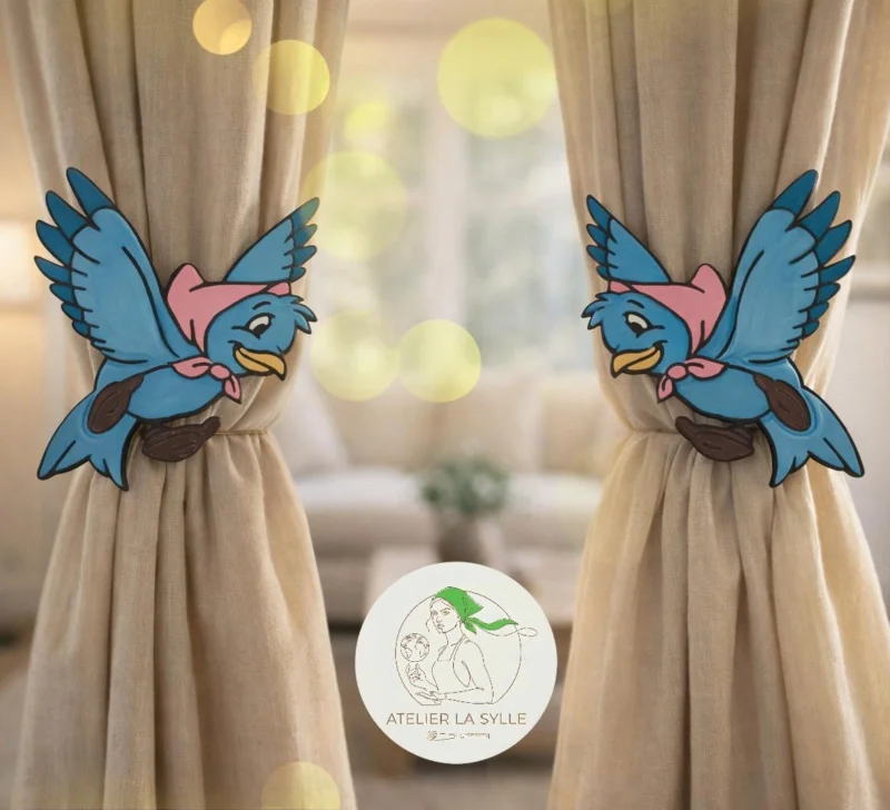 Lot de 2 Oiseaux inspirés de l'univers de Cendrillon
